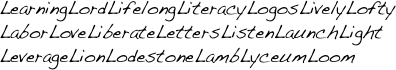 LearningLordLifelongLiteracyLogosLivelyLofty